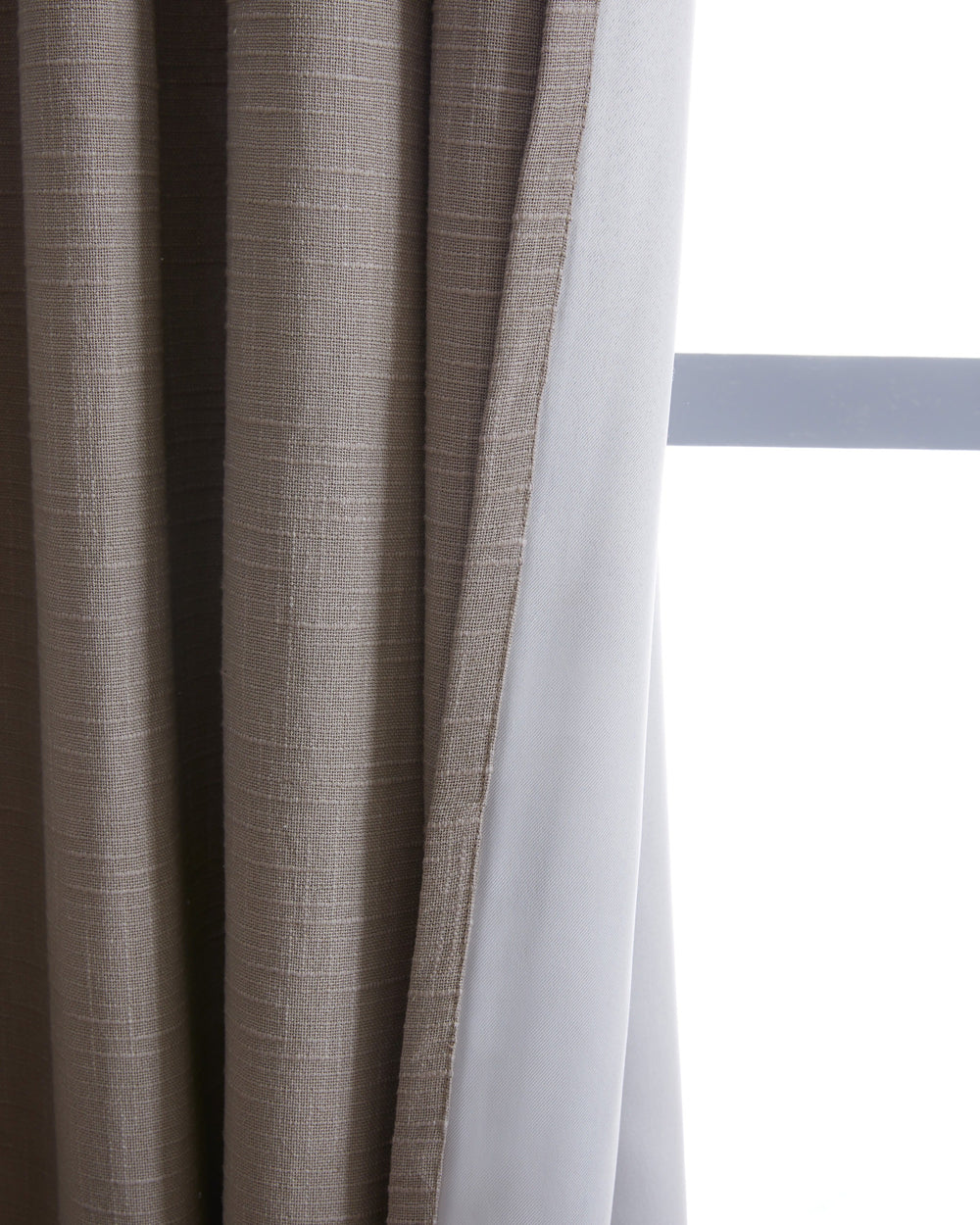 Cotton Slub Room Darkening Curtain - From Where Finds -