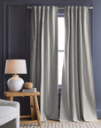 Cotton Slub Room Darkening Curtain - From Where Finds -
