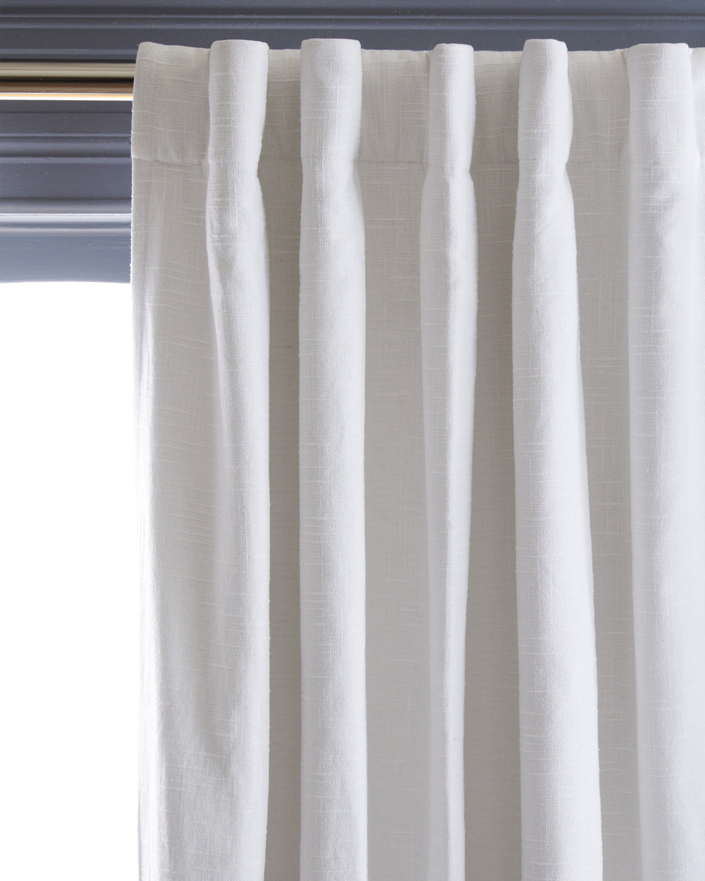 Cotton Slub Room Darkening Curtain - From Where Finds -