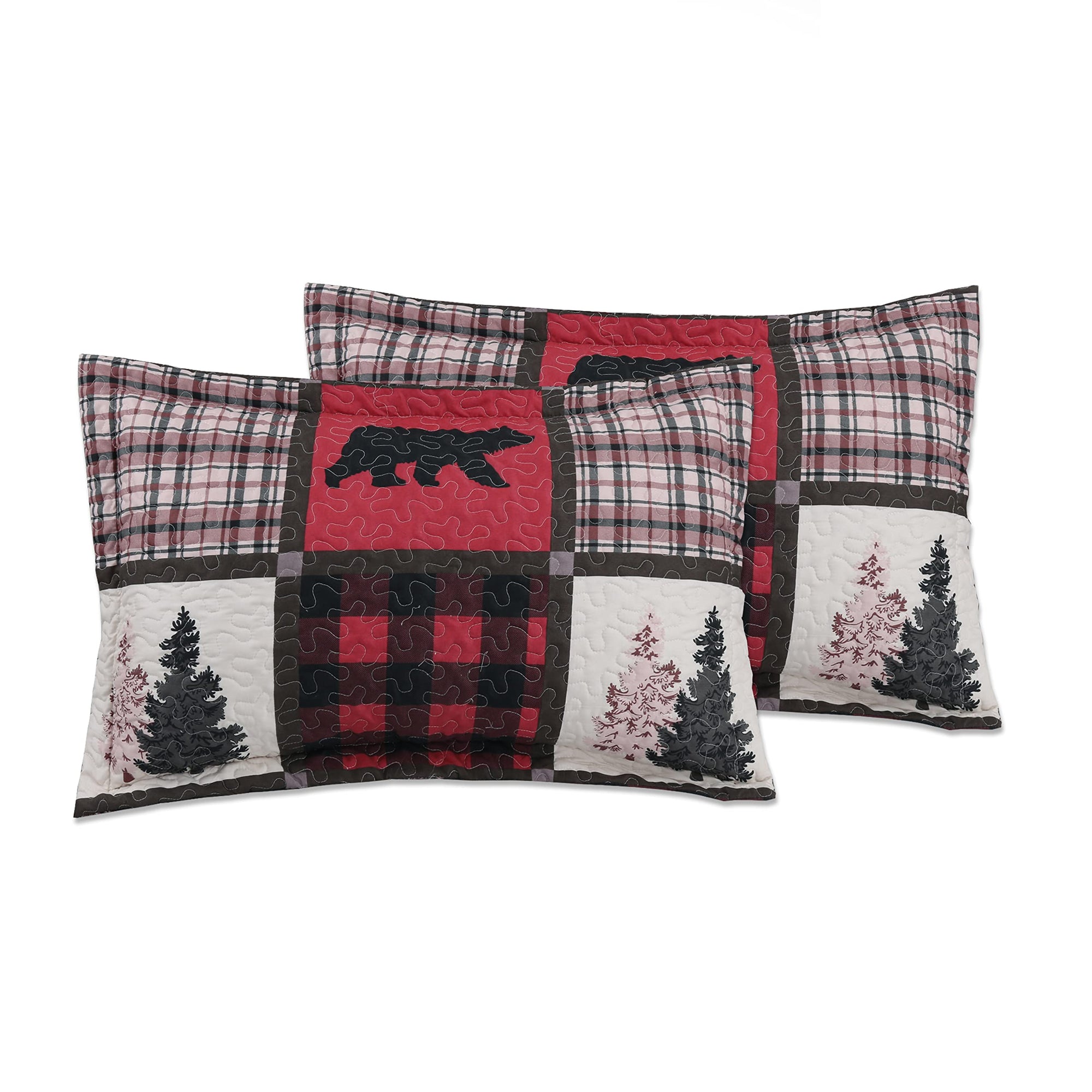 Coverlet Bedspread with 2 Quilted Shams - From Where - 
