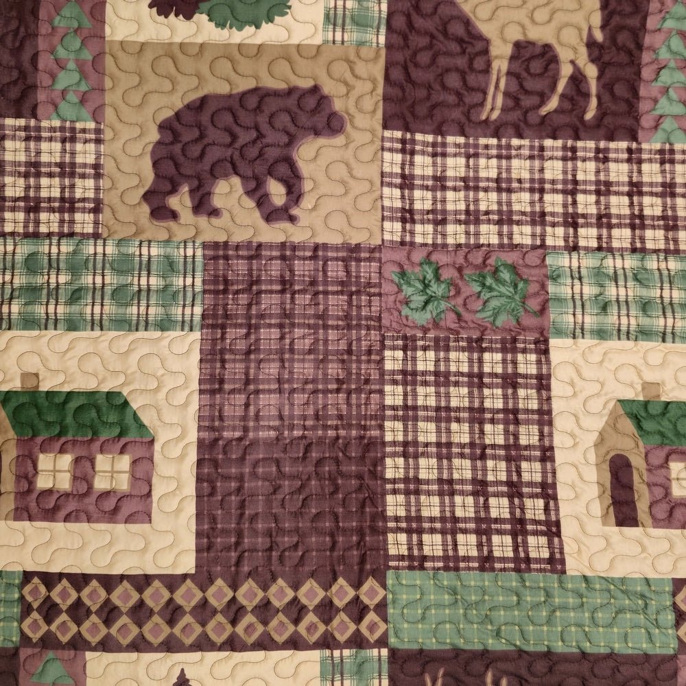 Cozy Cabin Quilt Set - From Where - 