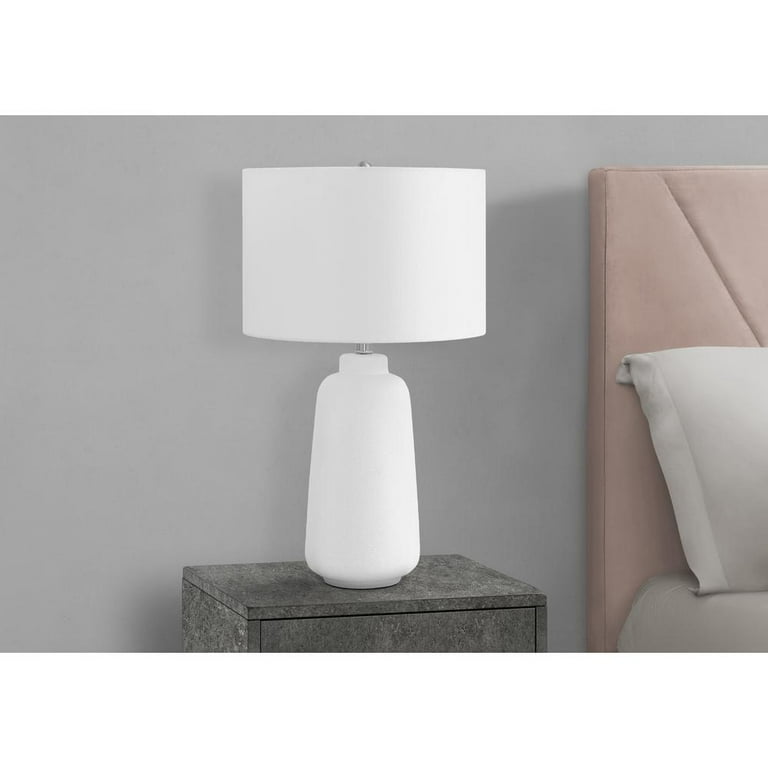 Cream Ceramic Base Table Lamp - From Where - 