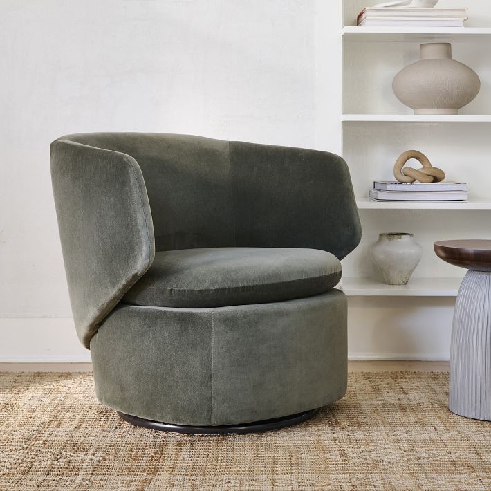 Crescent Swivel Chair - From Where - 