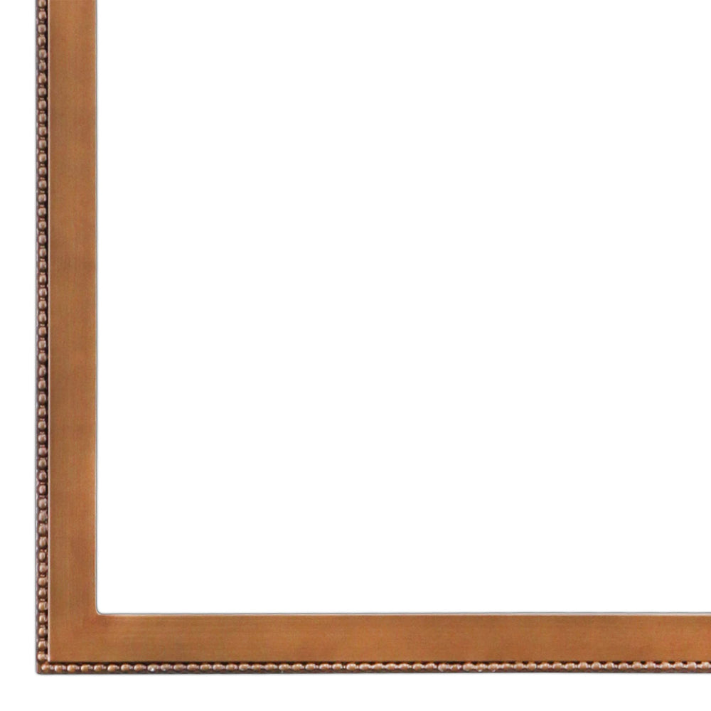 Crescent Wooden Beveled Wall Mirror - From Where - 