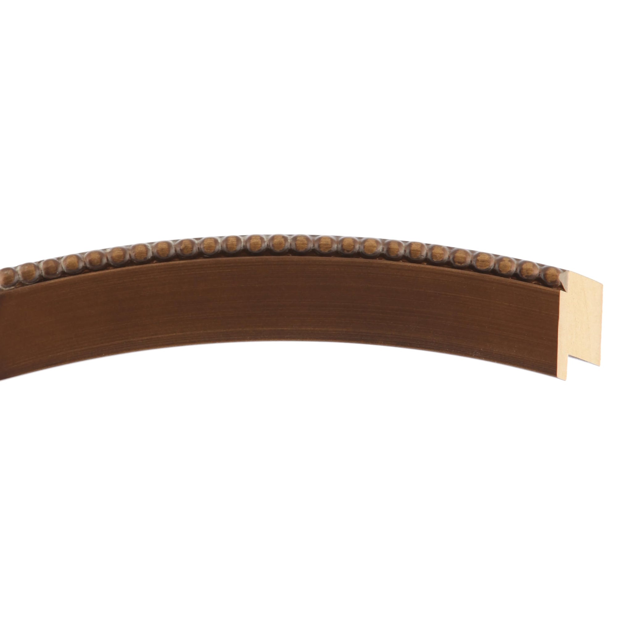 Crescent Wooden Beveled Wall Mirror - From Where - 