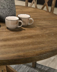 Cross - Buck Base Dining Table - From Where - 