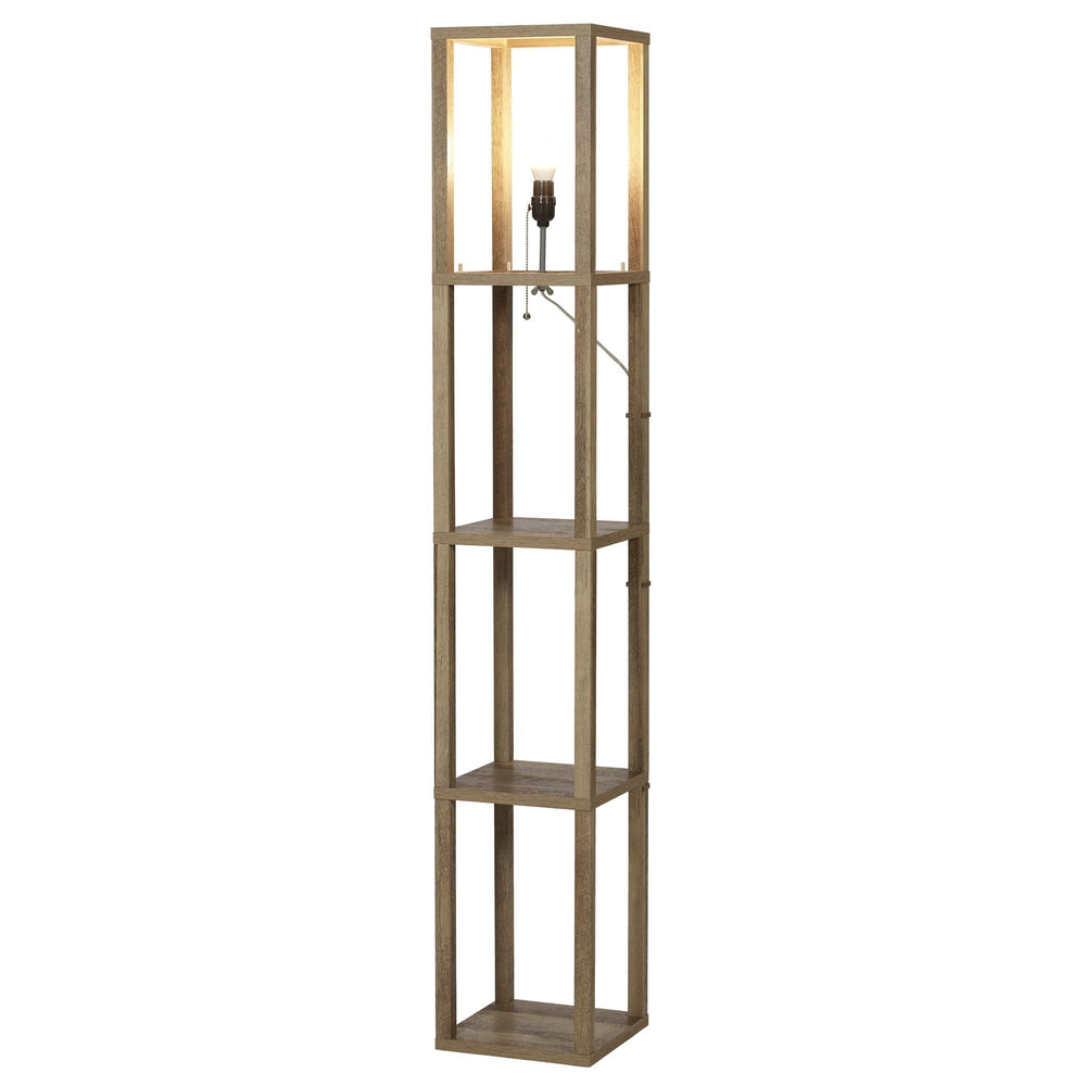 Crossmill Shelf Modern Floor Lamp - From Where -