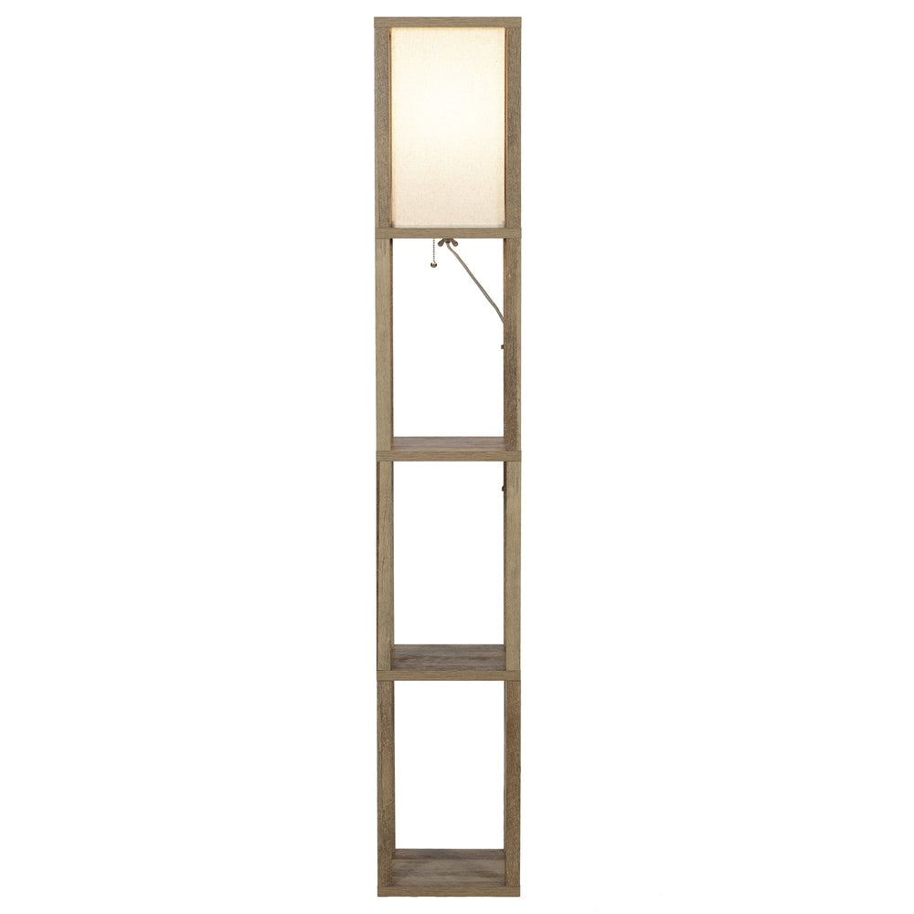 Crossmill Shelf Modern Floor Lamp - From Where -