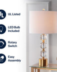 Crystal LED Table Nightstand Lamp - From Where - 