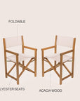 Cukor Teak Wood Director's Chair - From Where - 