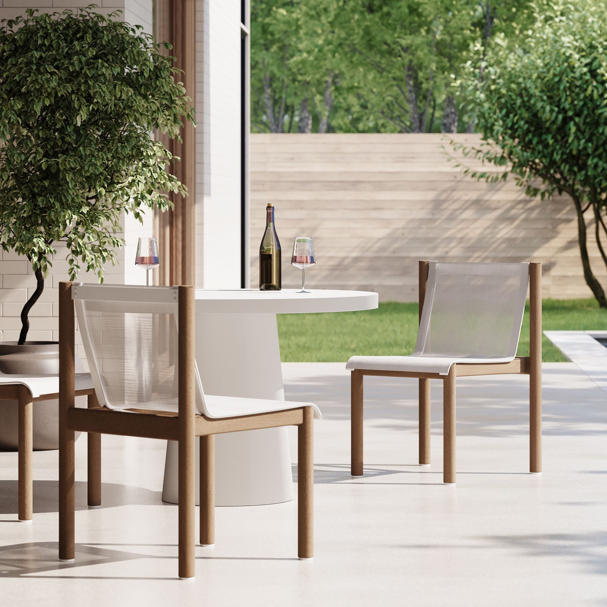 Cusco Stacking Dining Chair (Set of 2) - From Where - 
