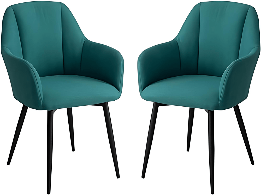 Cushioned Back Dining Chair (Set of 2) - From Where - 