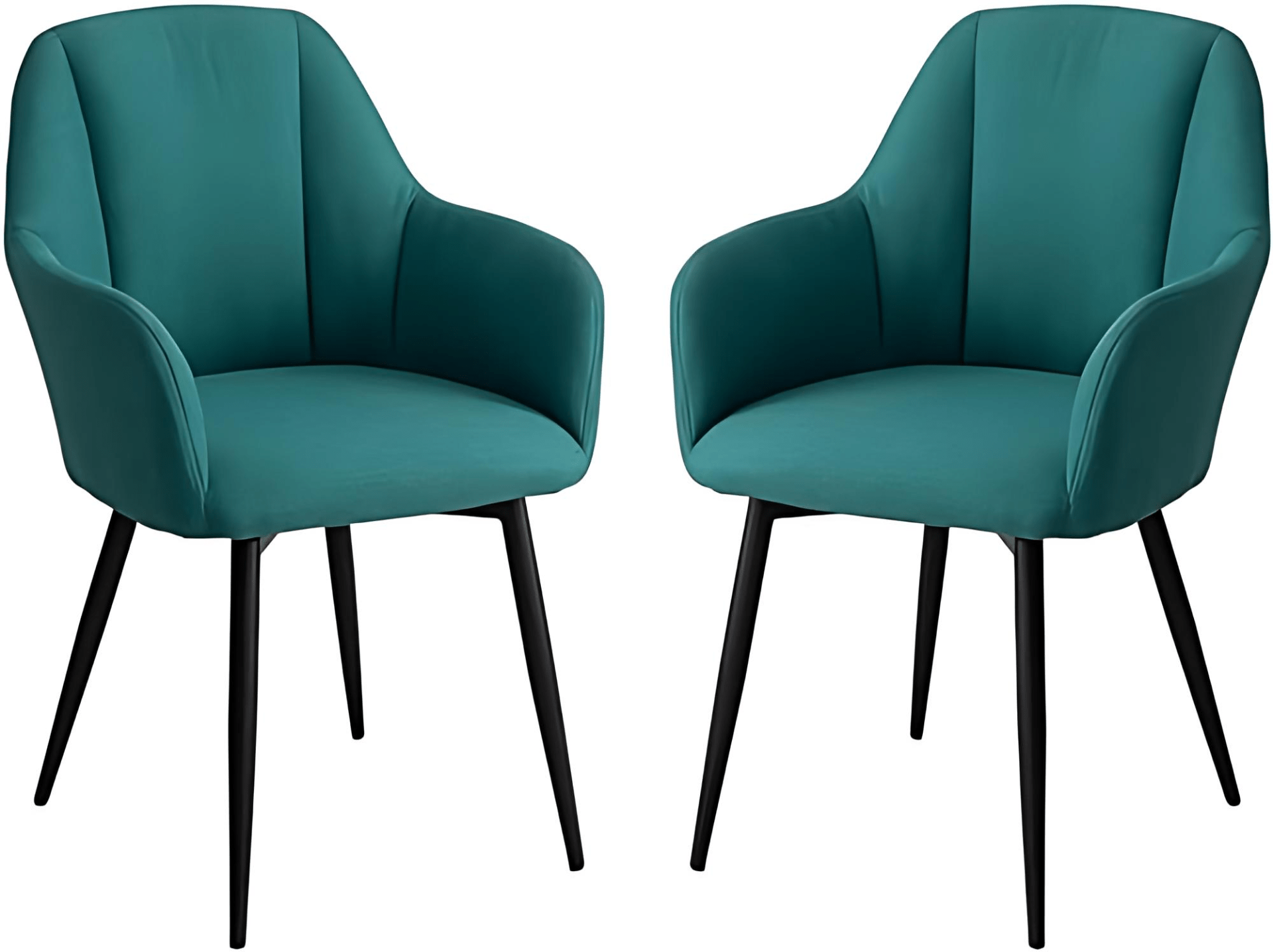 Cushioned Back Dining Chair (Set of 2) - From Where - 
