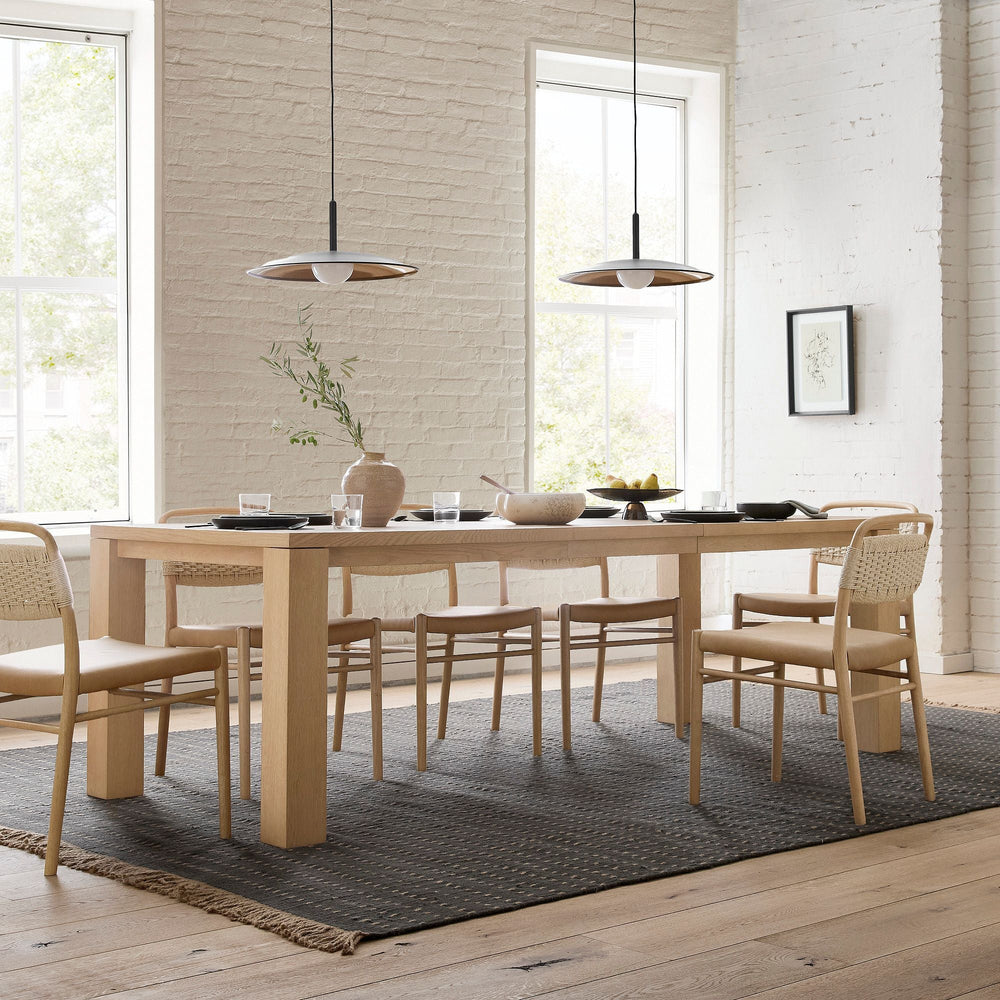 Cutler Oak Extendable Dining Table (72&quot;–92&quot;) - From Where - 