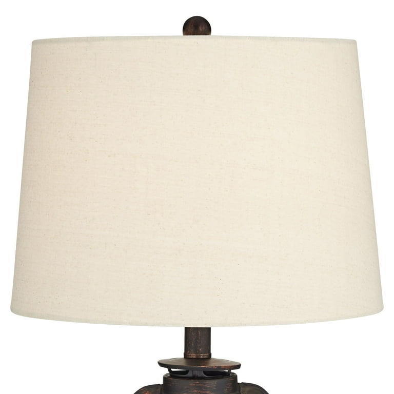 https://www.walmart.com/ip/Franklin-Iron-Works-Murphy-Rustic-Industrial-Accent-Table-Lamp-Miner-Lantern-23-High-Red-Bronze-Oatmeal-Fabric-Shade-for-Bedroom-Living-Room-Office/937333000