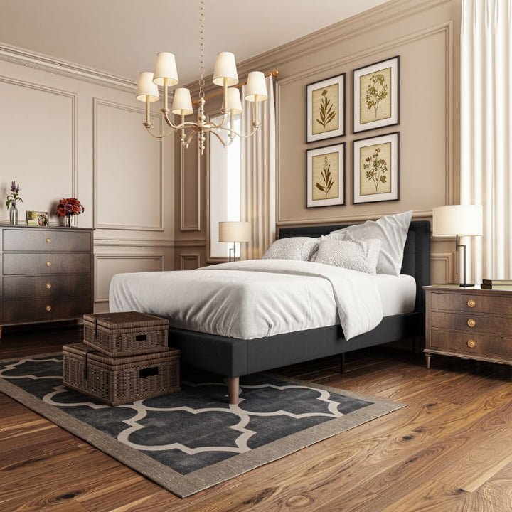 Dachelle Upholstered Platform Bed Frame - From Where Finds - 