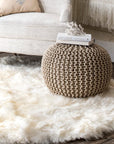 Dadash Upholstered Pouf - From Where - 
