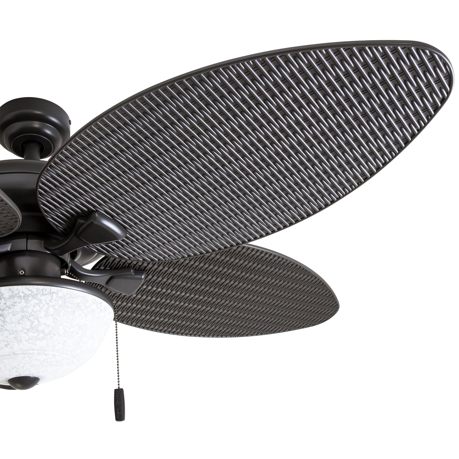 Prominence Home Inland Breeze 52" Bronze Indoor/Outdoor Ceiling Fan with 5 Blades, Bowl Light Kit, Pull Chains & Reverse Airflow
