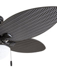 Prominence Home Inland Breeze 52" Bronze Indoor/Outdoor Ceiling Fan with 5 Blades, Bowl Light Kit, Pull Chains & Reverse Airflow