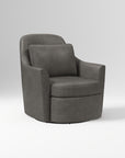 Dallas Leather Swivel Chair - From Where - 