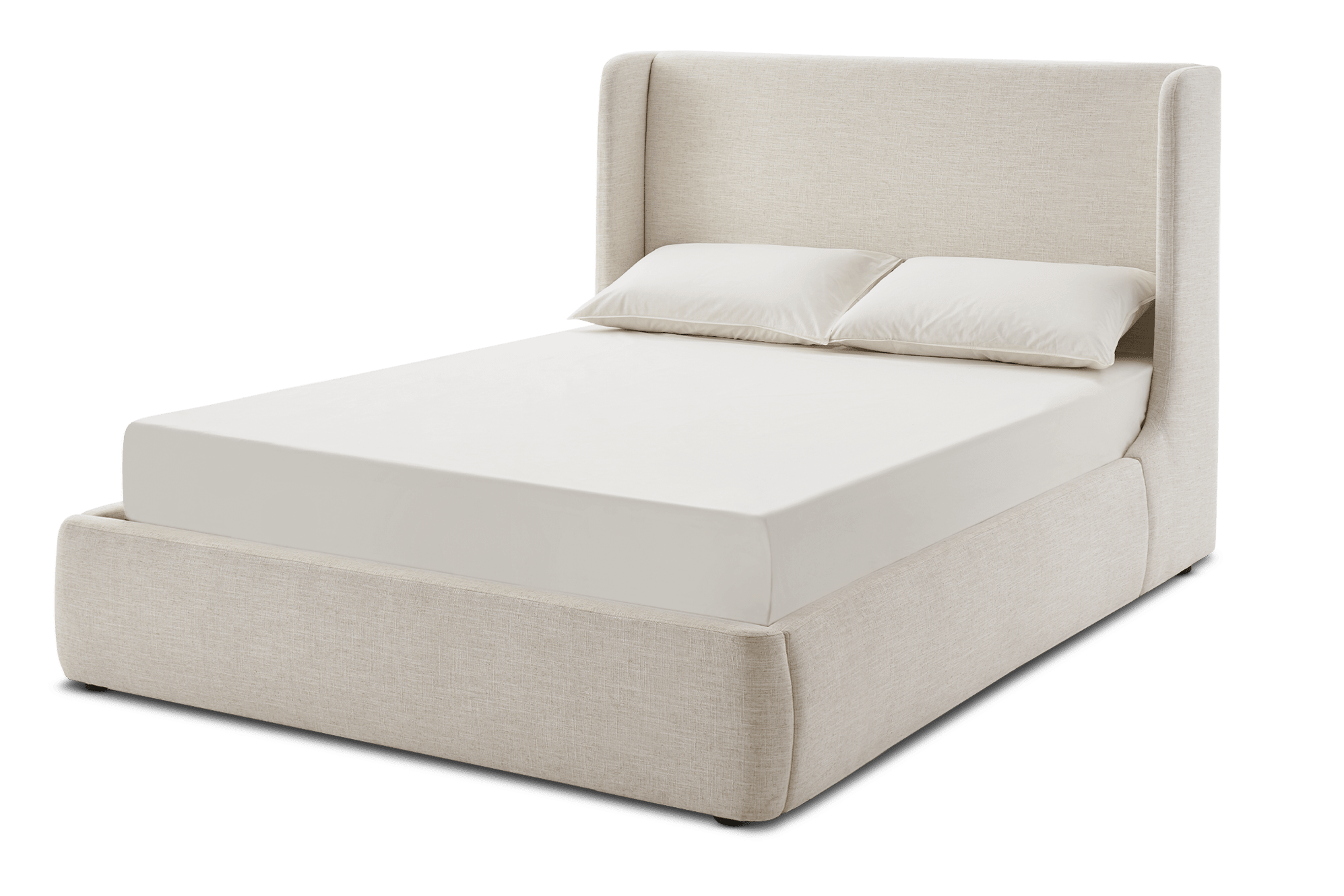 Dalton Bed with Wingback Headboard - From Where Finds -