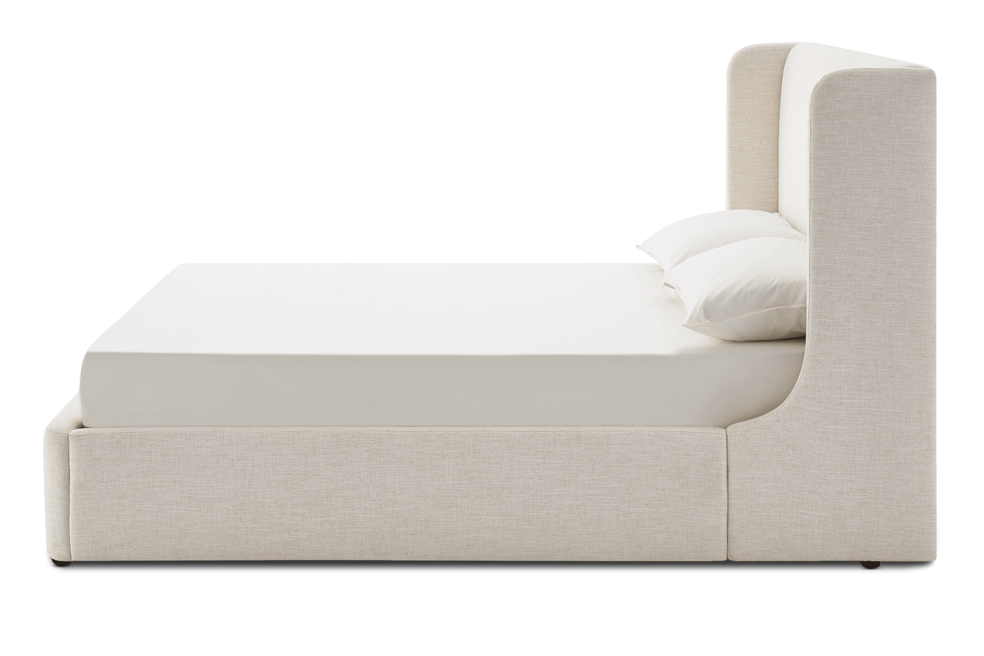 Dalton Bed with Wingback Headboard - From Where Finds -