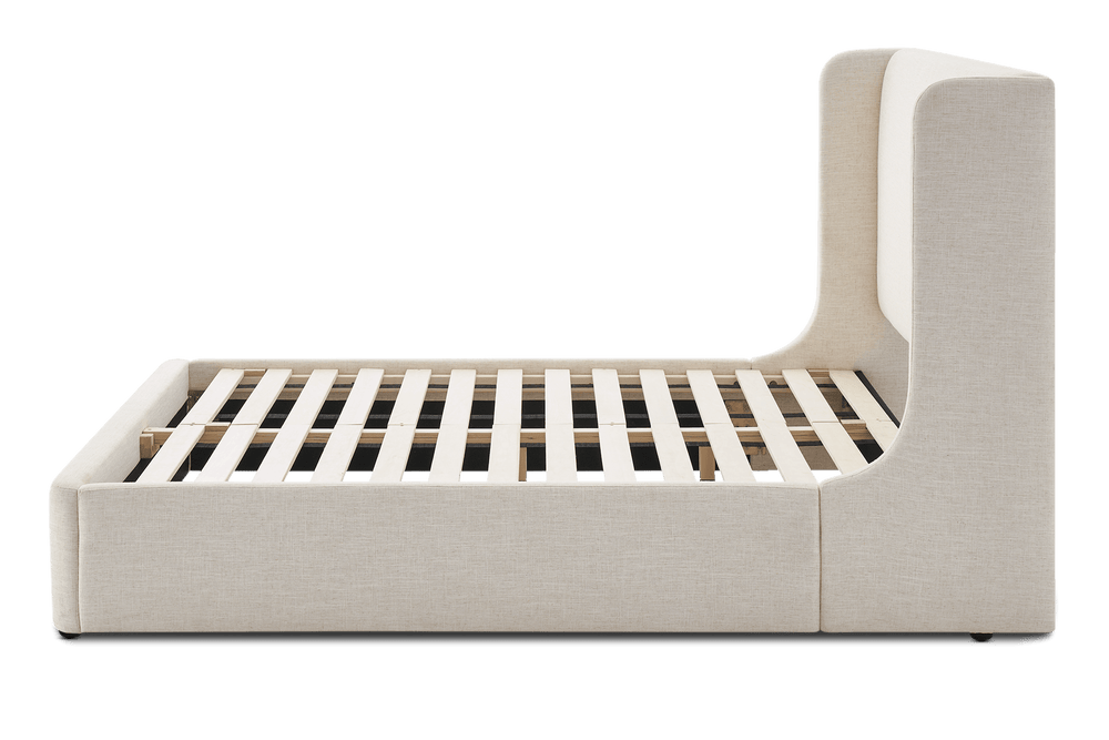 Dalton Bed with Wingback Headboard - From Where Finds -