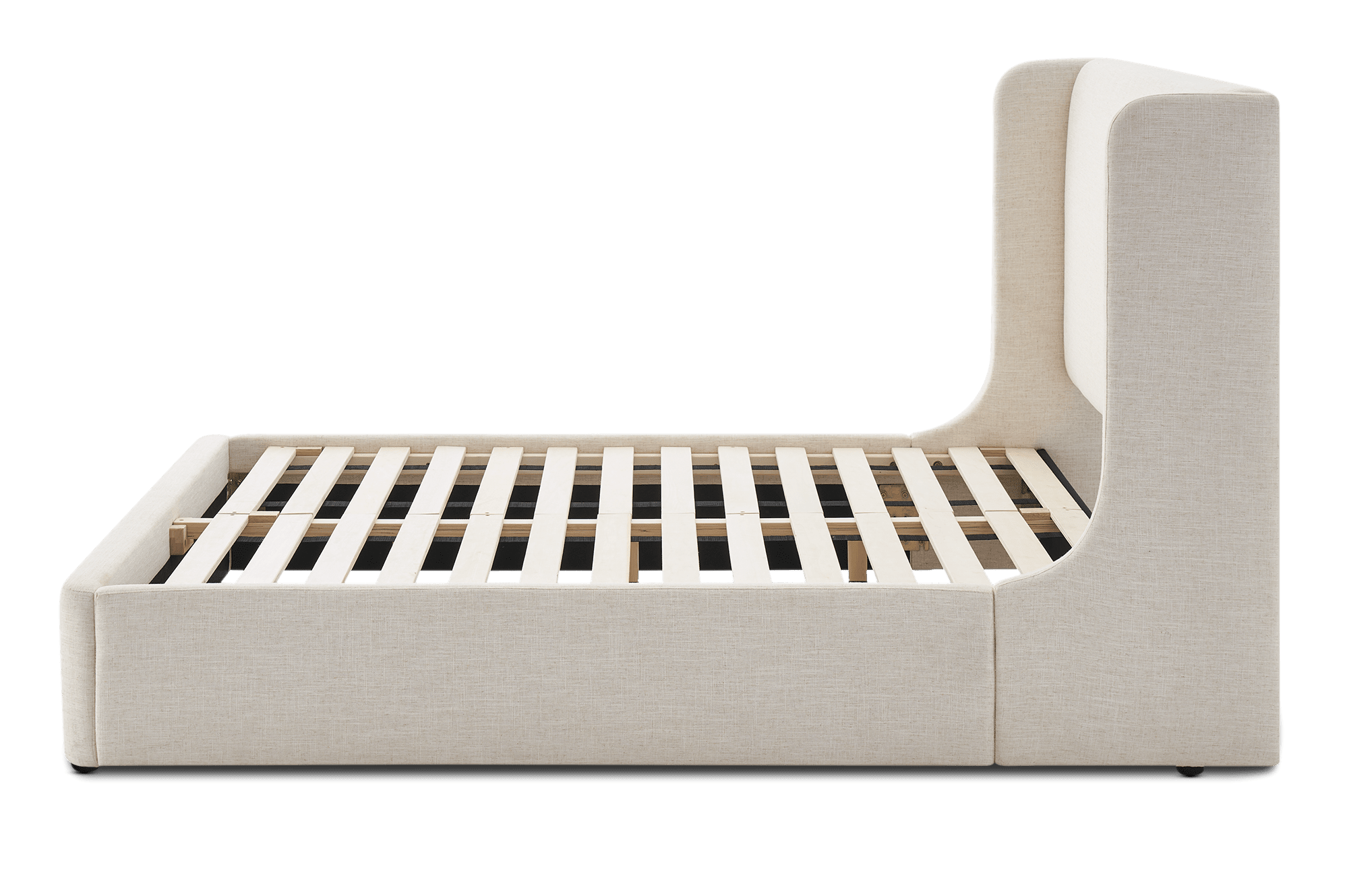 Dalton Bed with Wingback Headboard - From Where Finds -