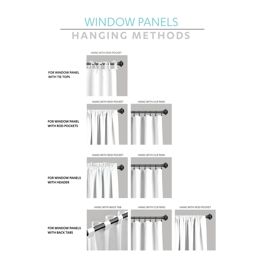 Damask Print Bohemian Style Curtain - From Where - 