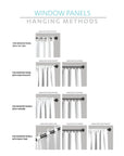Damask Print Bohemian Style Curtain - From Where - 