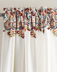 Damask Print Bohemian Style Curtain - From Where - 
