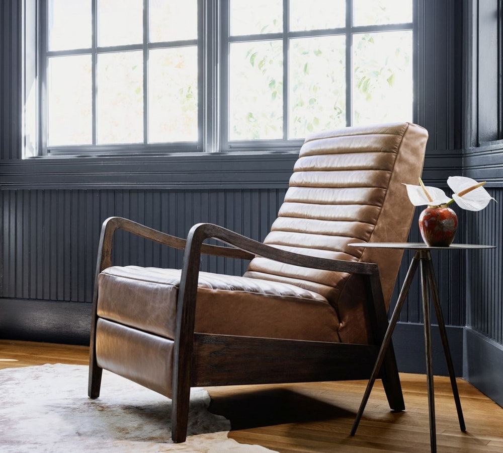 Daphne Leather Recliner - From Where Finds - 