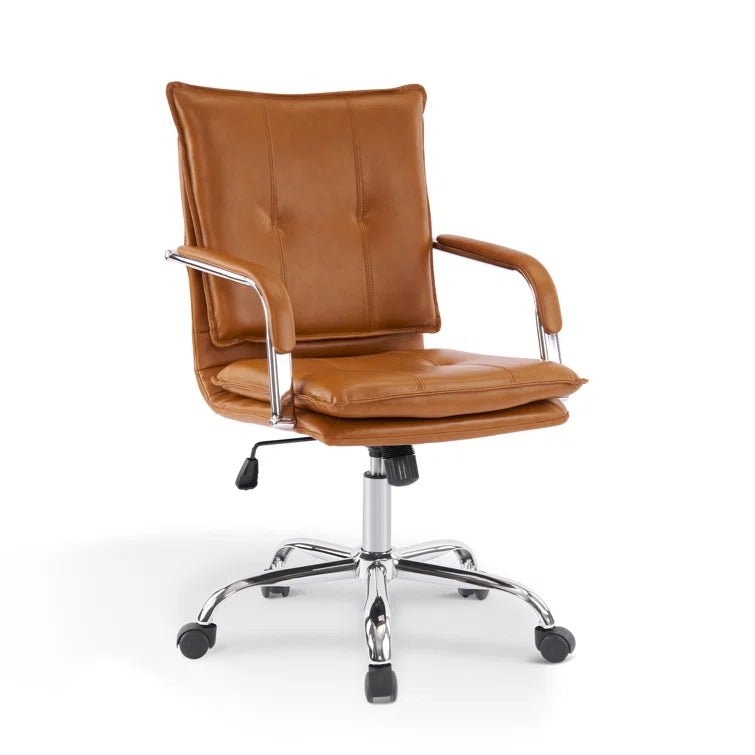 Dareece Leather Task Chair - From Where - 
