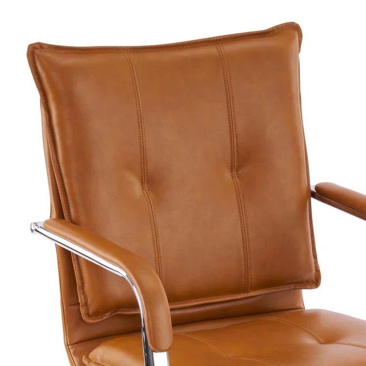 Dareece Leather Task Chair - From Where - 