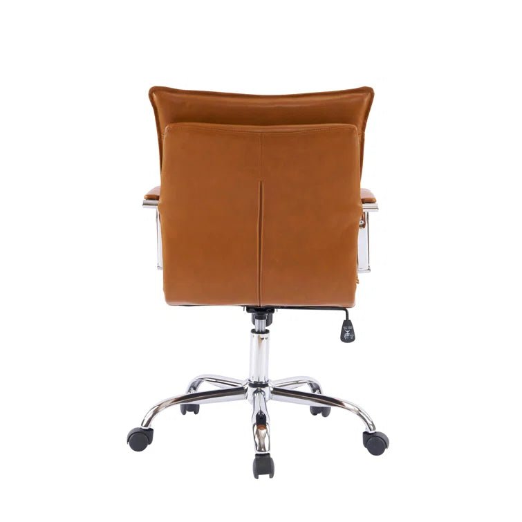 Dareece Leather Task Chair - From Where - 