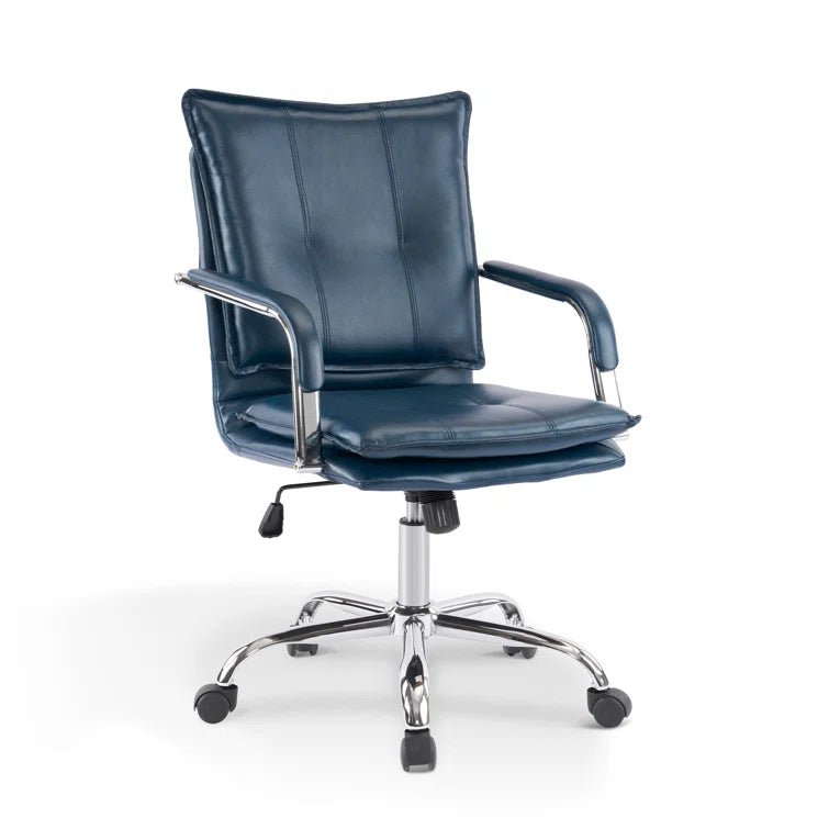 Dareece Leather Task Chair - From Where - 