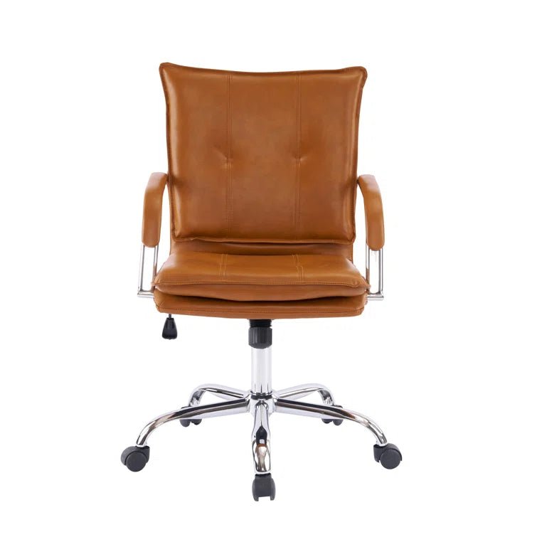 Dareece Leather Task Chair - From Where - 