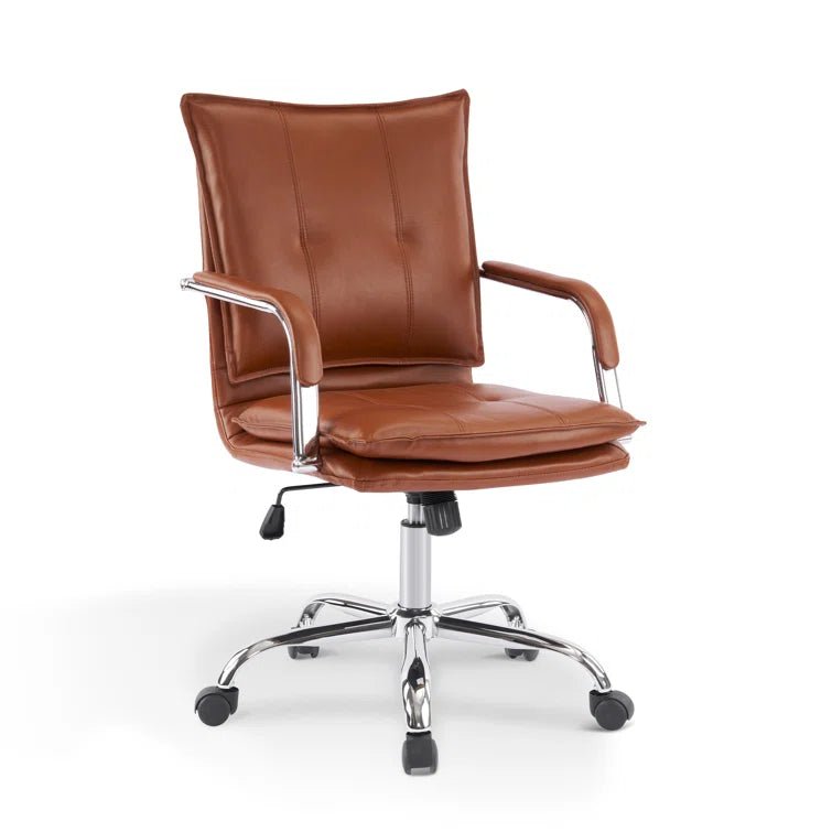 Dareece Leather Task Chair - From Where - 