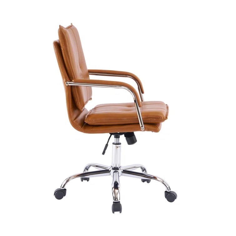 Dareece Leather Task Chair - From Where - 