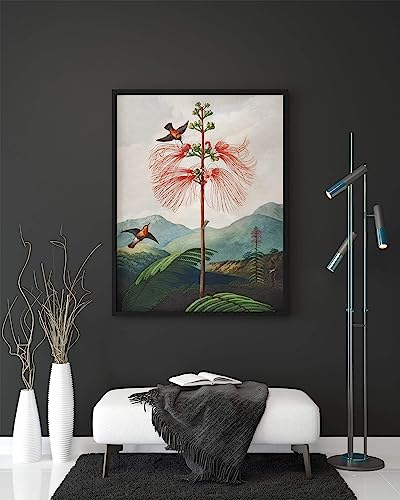 Dark Floral Wall Art (X - Large) - From Where - 
