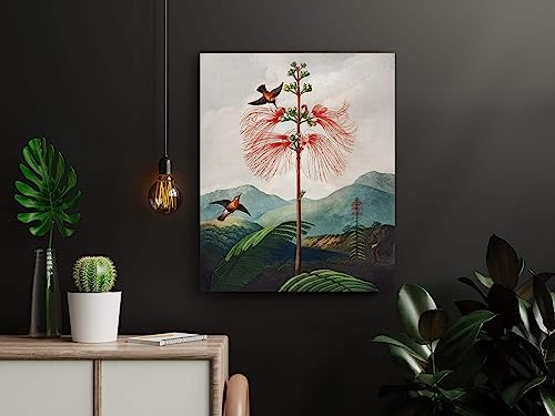 Dark Floral Wall Art (X - Large) - From Where - 