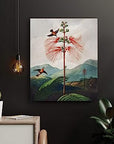 Dark Floral Wall Art (X - Large) - From Where - 