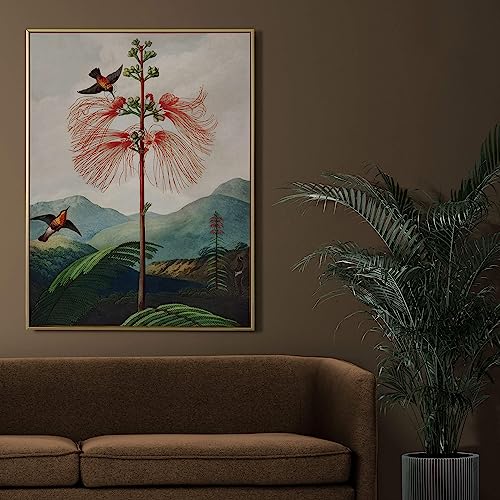 Dark Floral Wall Art (X - Large) - From Where - 