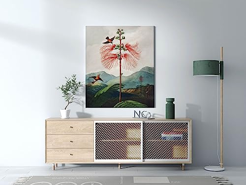 Dark Floral Wall Art (X - Large) - From Where - 