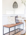 Darren Polyester Blend Upholstered Bench - From Where - 