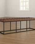 Darren Polyester Blend Upholstered Bench - From Where - 