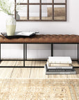 Darren Polyester Blend Upholstered Bench - From Where - 