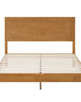 Davari Solid Wood Platform Bed - From Where - 