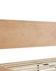 Davari Solid Wood Platform Bed - From Where - 