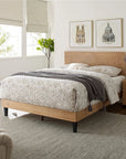 Davari Solid Wood Platform Bed - From Where - 